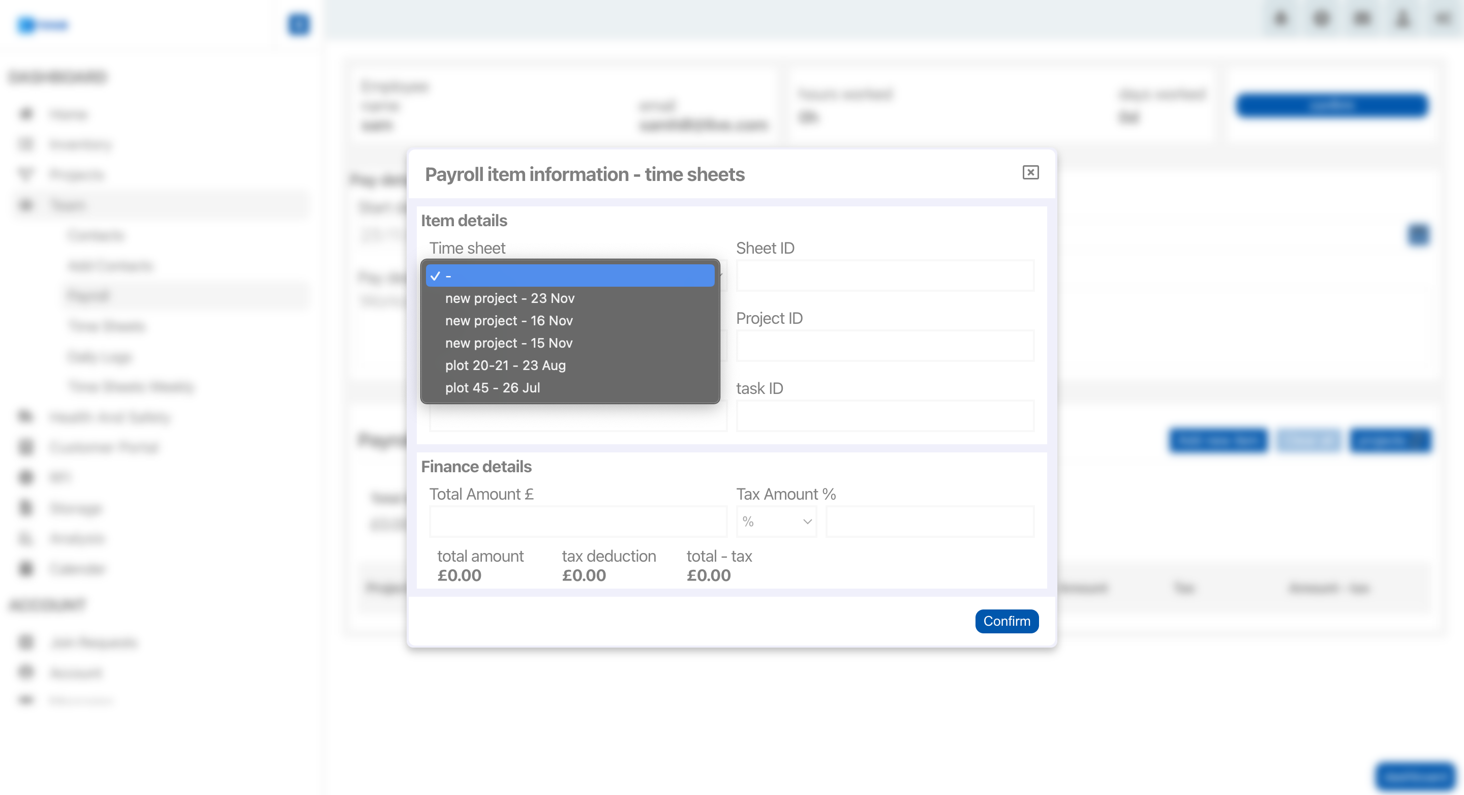 Safely store payroll data from your construction team using siteHUB's pay management software